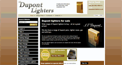 Desktop Screenshot of dupont-lighters.co.uk